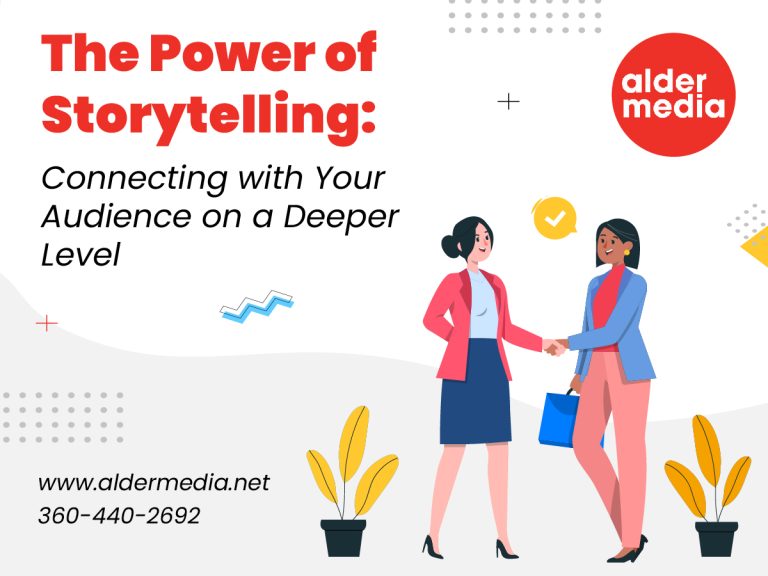 Storytelling to deeply connect with your audience.