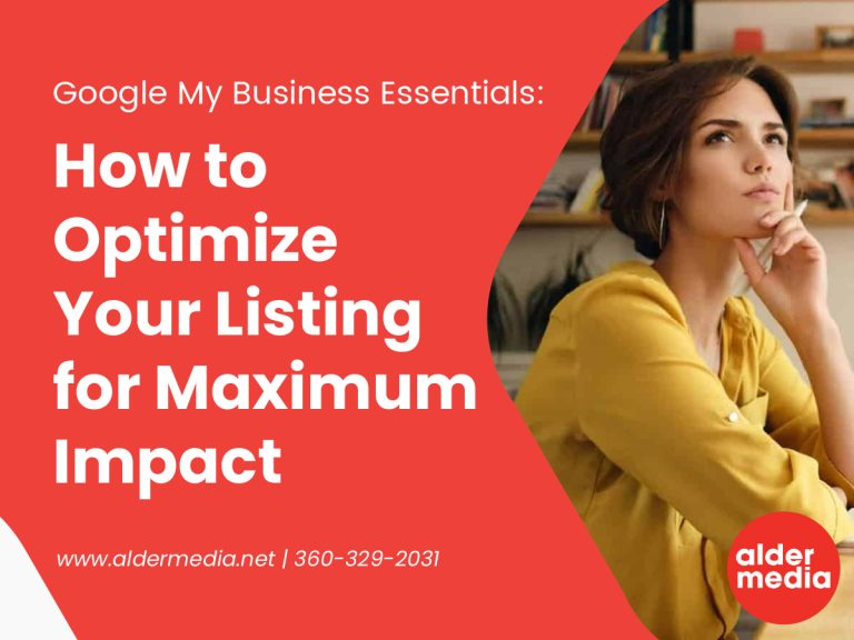 Optimize Google My Business listing for impact.