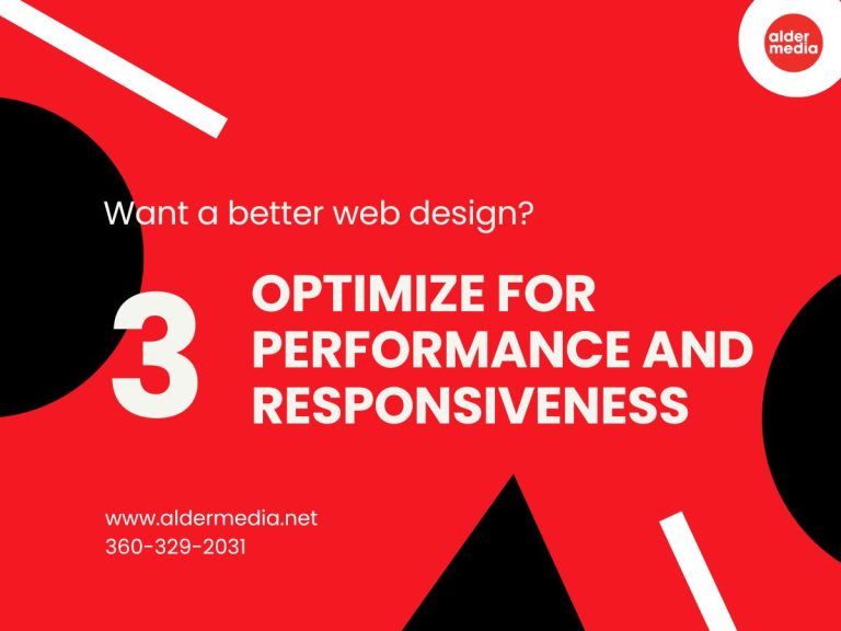 Optimize web design for performance and responsiveness.